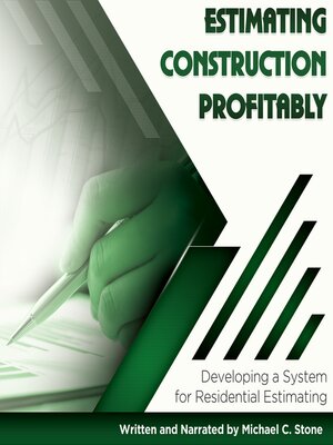 cover image of Estimating Construction Profitably